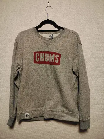 CHUMS 그레이 로고 트레이닝복 M 사이즈