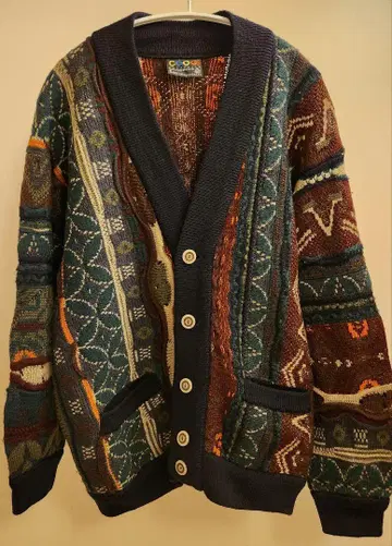 [ Vintage ] COOGI 3D KNIT CARDIGAN