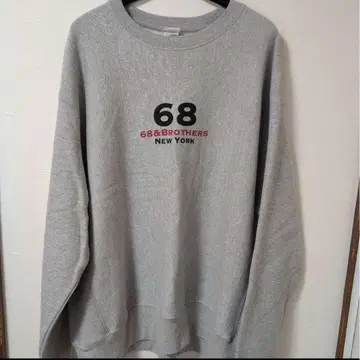 새상품급 68&BROTHERS Champion 그레이 맨투맨 트레이닝복
