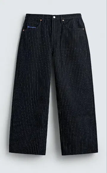 Champion ZARA 스트라이프 배기핏 청바지