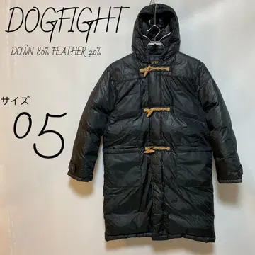 독파이트 DOGFIGHT 다운 더플 코트 사이즈 05 블랙