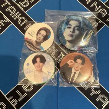야기 유세이 캔뱃지 4개 세트