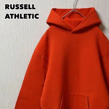 90s USA RUSSELL ATHLETIC 후드티 오렌지 M