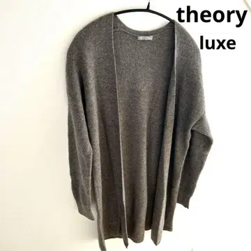 새상품급 theory luxe 그레이 가디건 긴팔 캐시미어 100%