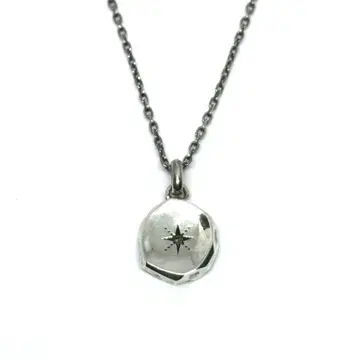 [ GARNI ] 가르니 플레이트 펜던트 목걸이 47cm SILVER