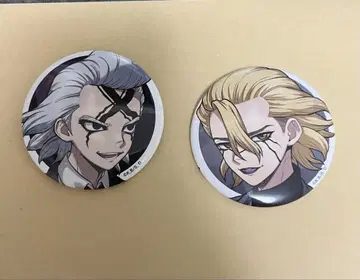 Dr.STONE amocafe 캔뱃지 스탠리 제노 묶음 판매만