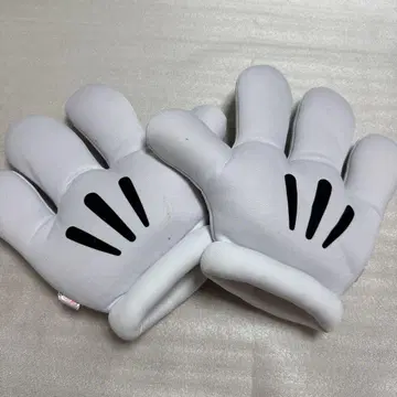 미키 손 모양 그로브 화이트