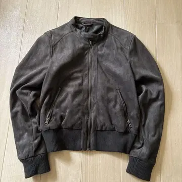 페어리 그런지 헤이세이 갸루 벨로아 자켓 브라운