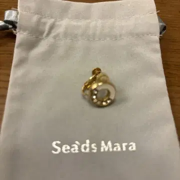 Sea's Mara 골드 크리스탈 후프 귀찌 (한쪽용) 이어커프 겸용