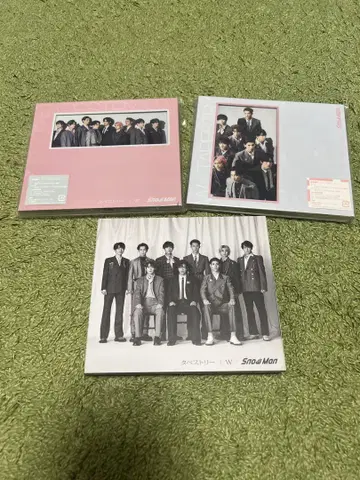 SnowMan CD 태피스트리 3 형태