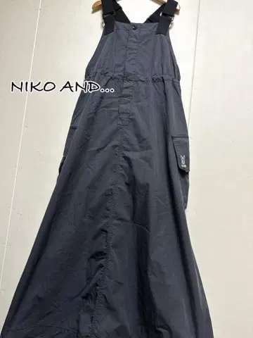 니코앤드 DOD 디오디 콜라보 코다와리노 오버롤 스커트