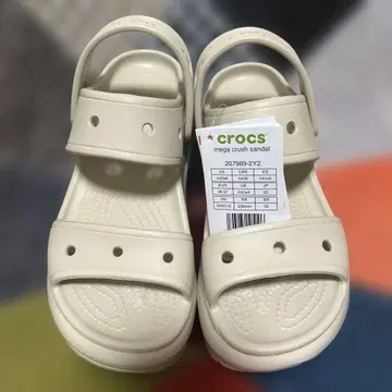 crocs mega crush sandal 미사용 새상품 선착순