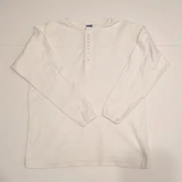 롱 존 화이트 긴팔 셔츠 M