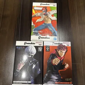 Grandista 피규어 카네키 켄 & 체인소 맨 & 이타도리 유우지