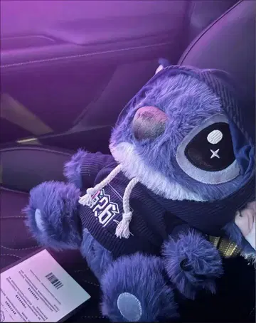 스티치 봉제 인형 후드 부착