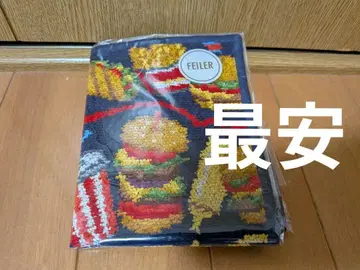 러브러리 바이 페이 손수건 버거샵 네이비 햄버거
