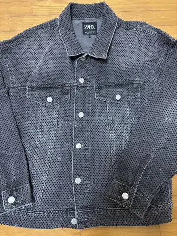 ZARA 글리터 데님 자켓