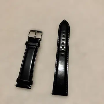 BAMBI 코도반 가죽 손목시계 가죽 벨트 블랙 20mm