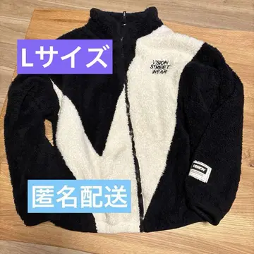 VISION STREET WEAR 보아 자켓 블랙/화이트