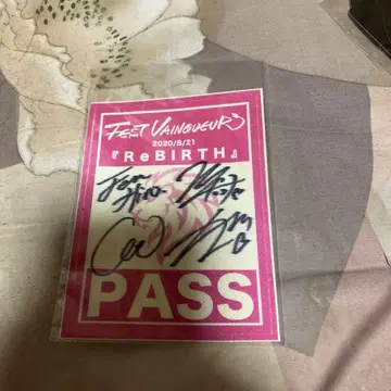 Fest Vaingueur 2020 사인 포함 PASS