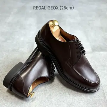 [ 미사용품 ] 리갈 GEOX U칩 가죽 신발 26cm 브라운