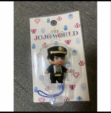 새상품 THE JOJO WORLD 큐피 콜라보 스트랩 쿠죠 죠타로
