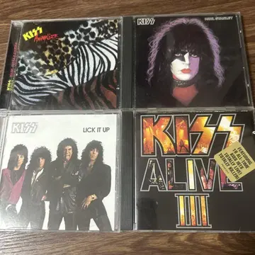 KISS CD 세트 Animalize Lick It Up Alive