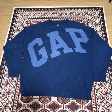 GAP 네이비 로고 니트 트레이닝복 M