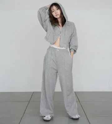 레이 카즌 셋업 스웨트 팬츠 후드티