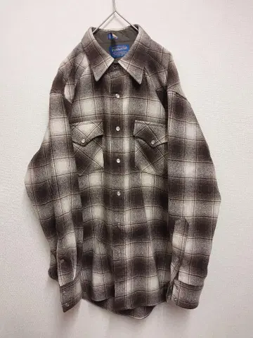 PENDLETON/펜들턴 90s 웨스턴 울 셔츠