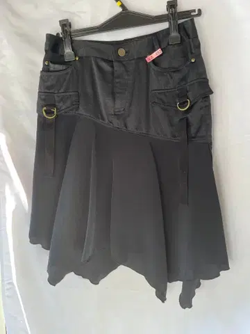 TORNADO MART 그레이 플레어 스커트 38