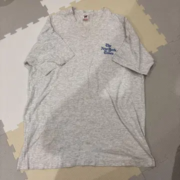 FRUIT바디 The New York Times 티셔츠 XL 그레이