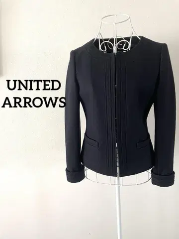 [ UNITED ARROWS ] 노카라 세레모니 자켓 모 100% 36