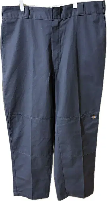 Dickies 더블니 워크 팬츠 차콜 그레이 IDEAL 지퍼