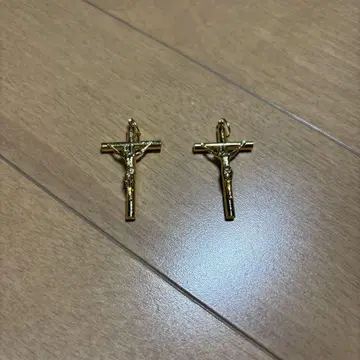 골드 십자가 펜던트 이탈리아제