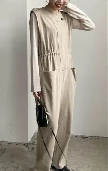AgAwd/아가우드 린넨 콤비네존