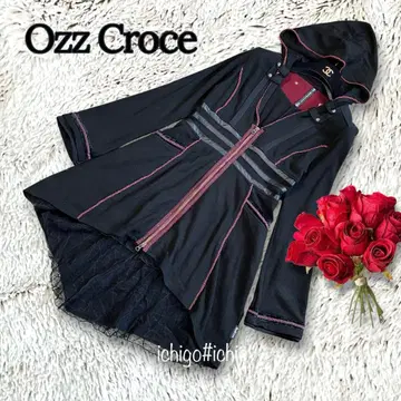 Ozz Croce 오즈 크로체 후드 부착 니트 자켓 블랙 986E