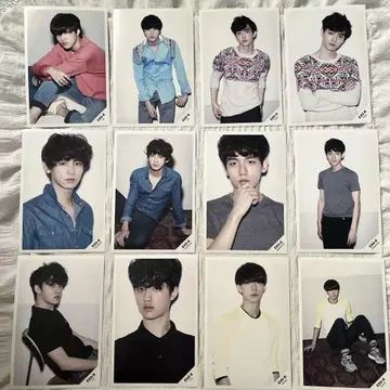 EXO K SM 공식 굿즈 eVERYSING 초기 브로마이드 12장 세트