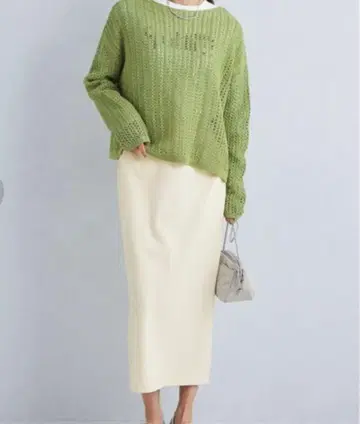 미사용 그린 라벨 릴랙싱 올마이 타이트 스커트
