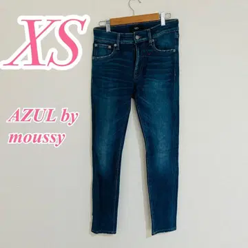 AZUL by moussy 스키니 데님 팬츠 XS 캐주얼 코디