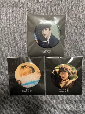 JIN 캔뱃지 3개 세트