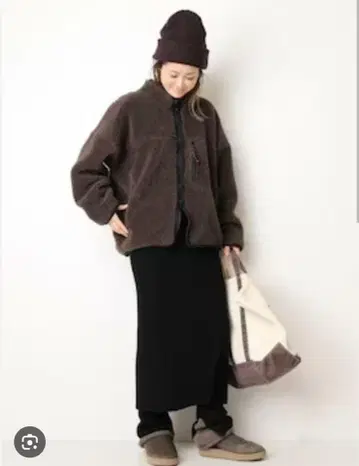 Deuxieme Classe 보아 블루종 브라운