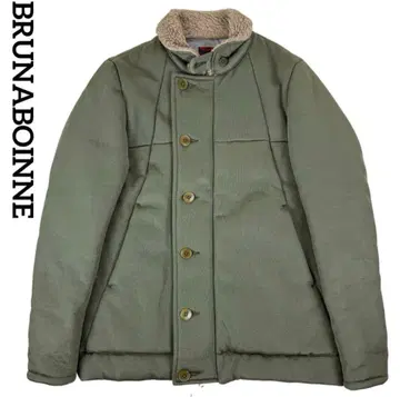 BRUNABOINNE 브루나보인 나일론 충전솜 덱 자켓 옷깃 보아