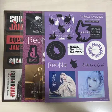 ReoNa 스티커 3종 세트
