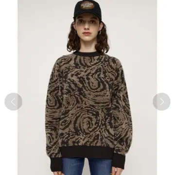 SLY SWIRL PATTERN KNIT TOPS 스와일 패턴 니트