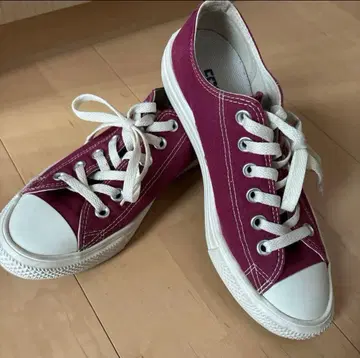 컨버스 스니커즈 24.0cm 경량 마룬