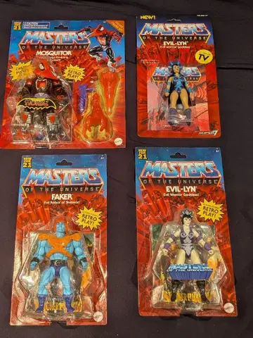 Masters of the Universe 피규어 4체 세트