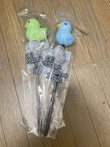 레어템 빛나는 마스코트 오리 스틱 완구