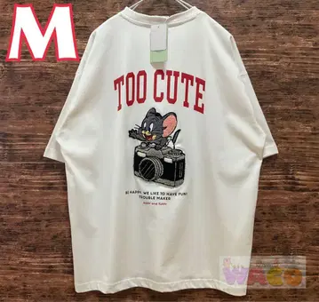 톰과 제리 카메라 여성용 T셔츠 사가라 타피 의류