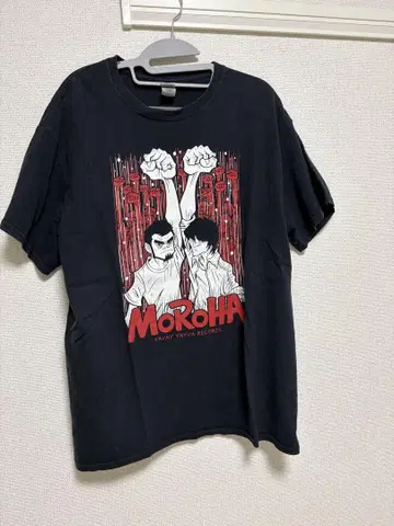 Moroha 그래픽 T셔츠 블랙
